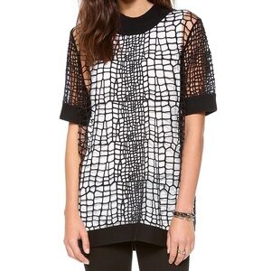 Robert Rodriguez Open Knit Top
